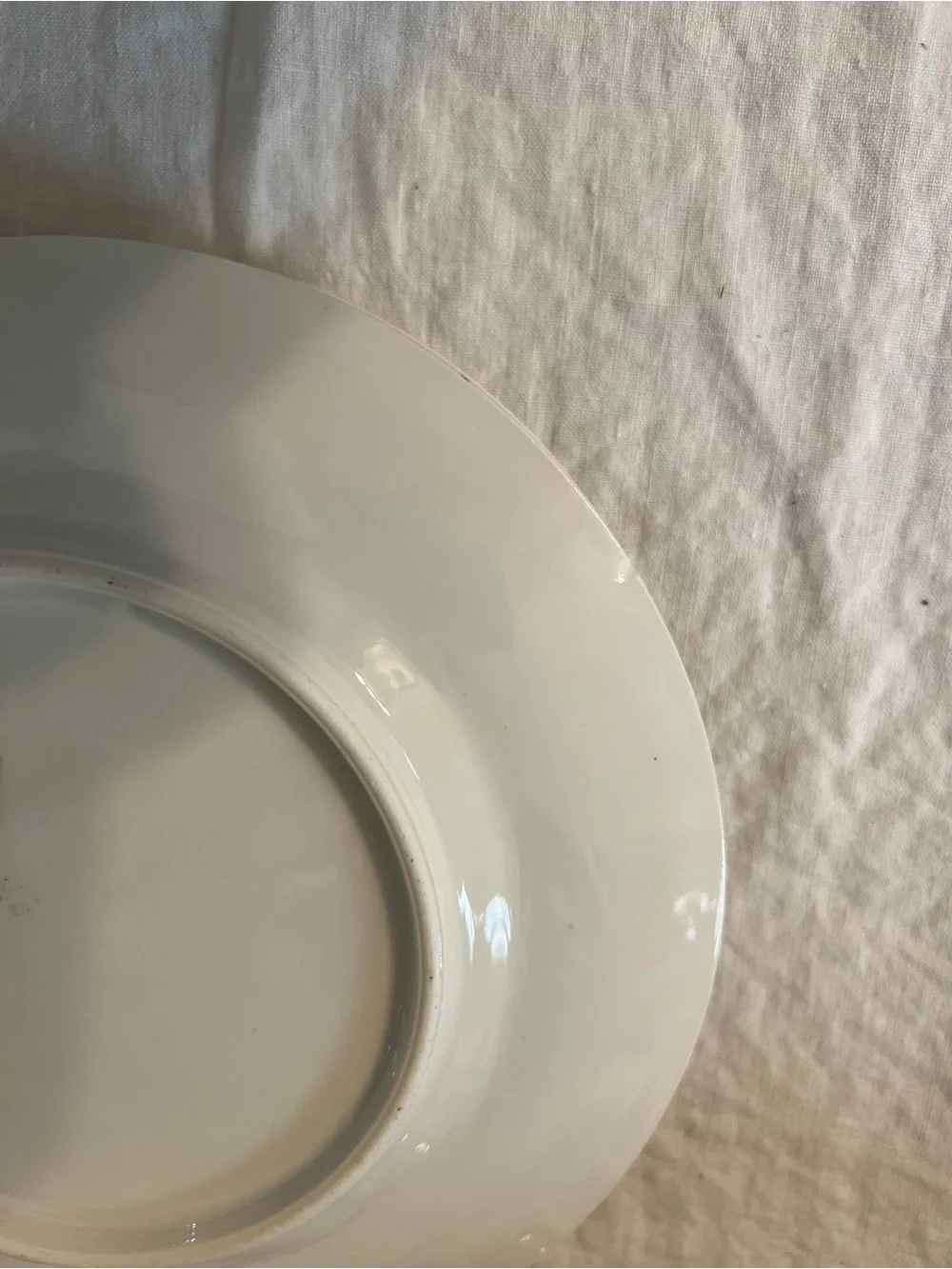 Antique phoenix china creamer, lidded sugar bowl, & 4 plates set, cottage rose